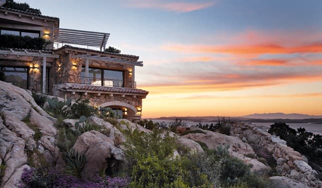 Villa overlooking the marina, Porto Cervo, Sardinia