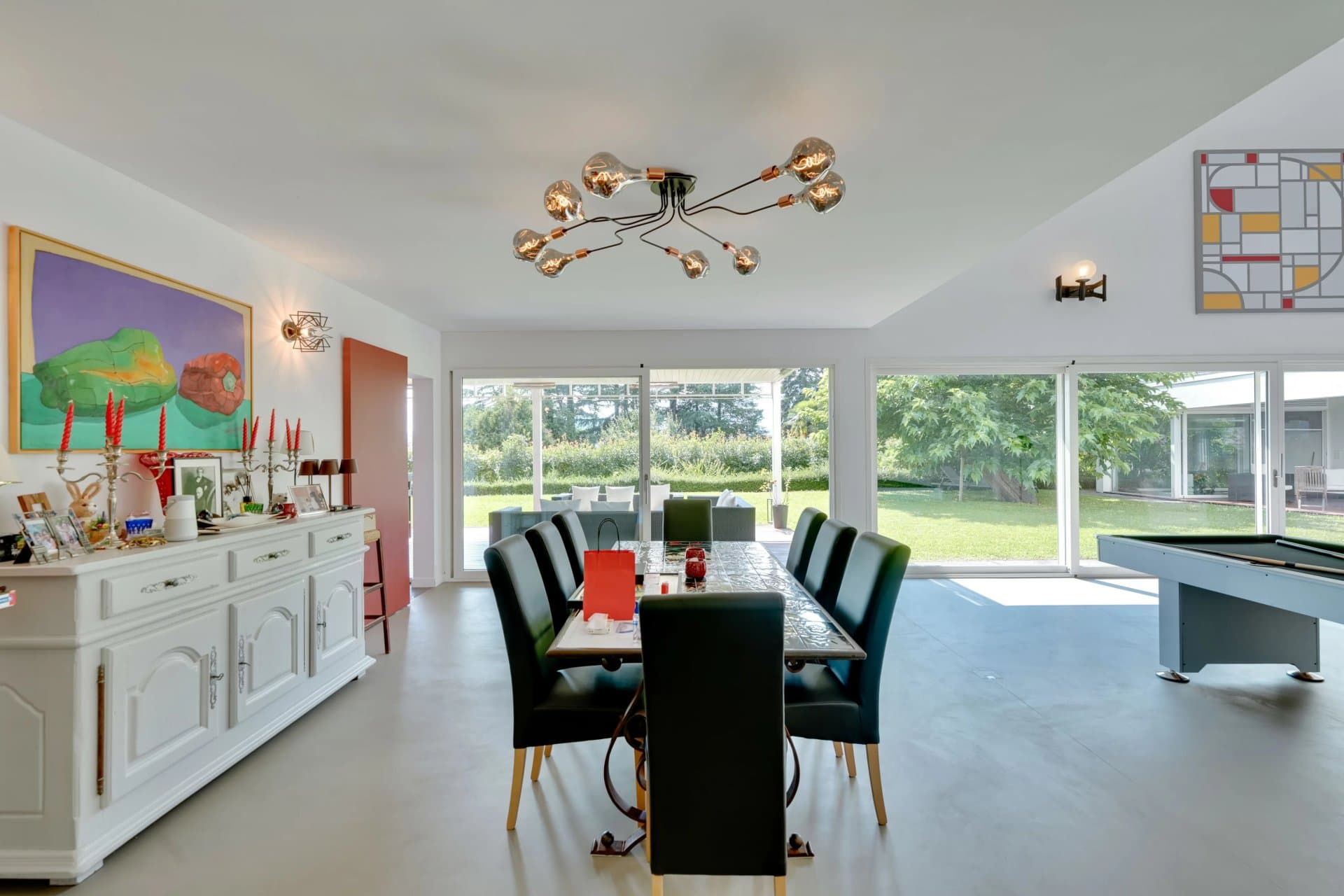 Lugano-Cadro: elegant designer villa with spacious garden for sale - 4