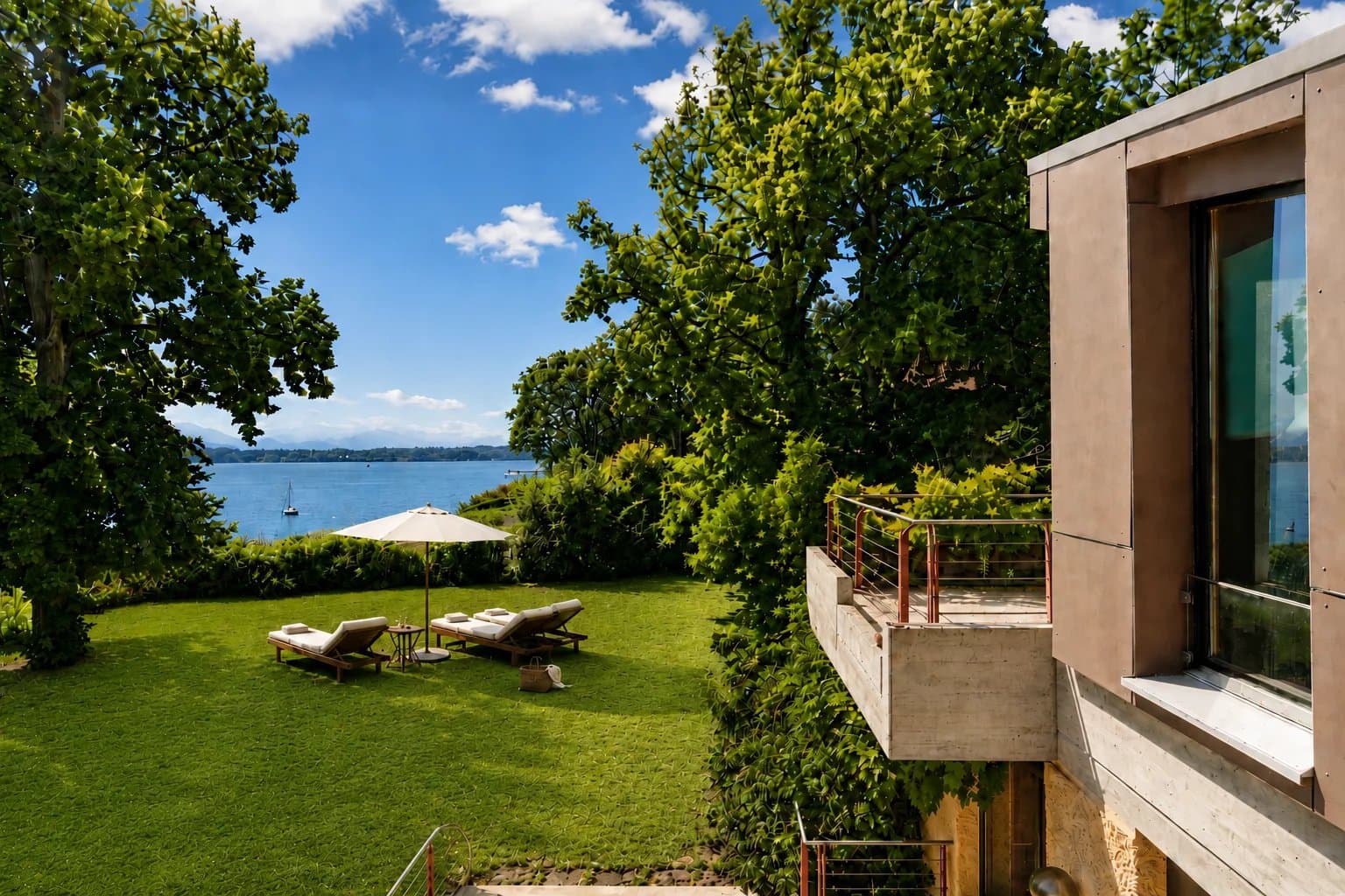 Propriété d’architecte face au Léman