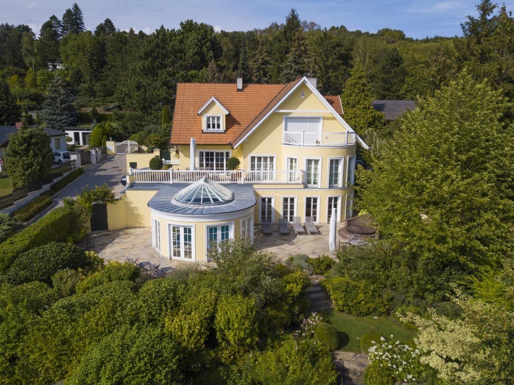 Overall view of an exclusive villa