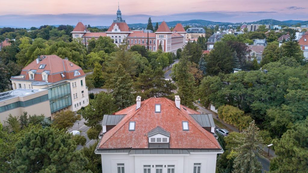 Aerial views – luxury house in Austria