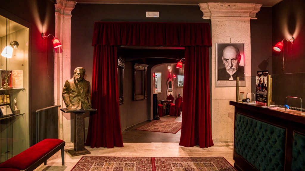 Entrance hall of the Teatro Flaiano in Rome