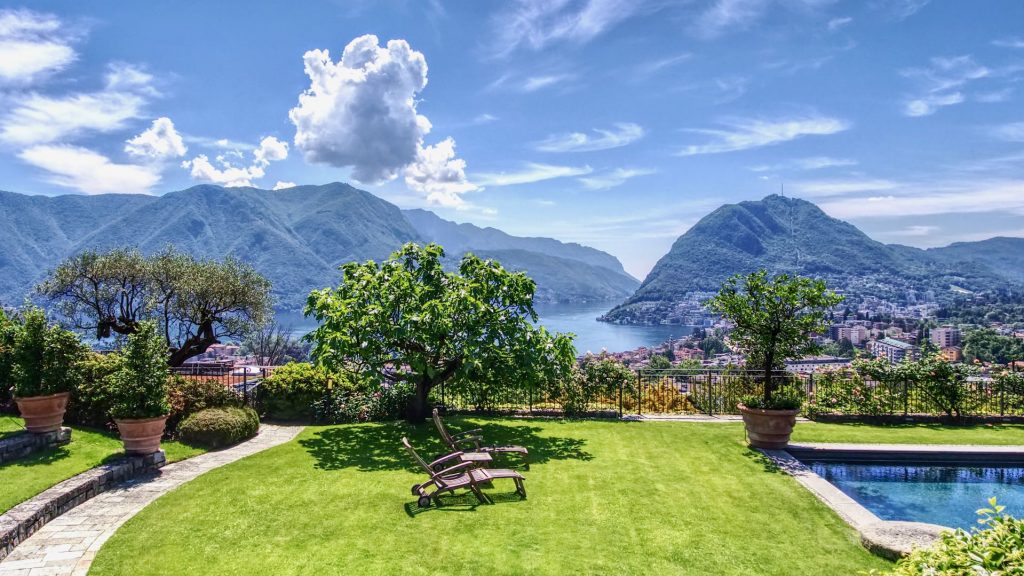 Luxury villa for sale to spend summer in Switzerland