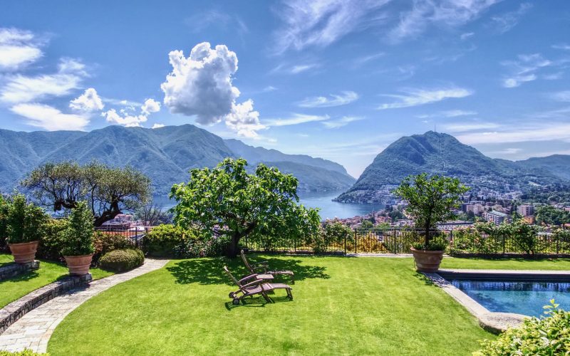 Luxury villa for sale to spend summer in Switzerland