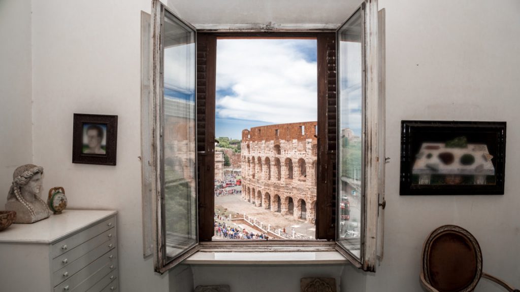 Colosseum views from the atelier