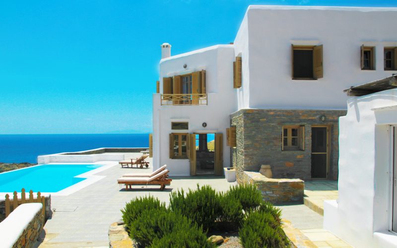 House with pool and sea views for sale in Kythnos, Greek Islands