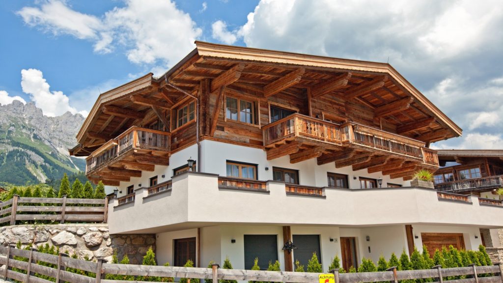 Country chalet with views