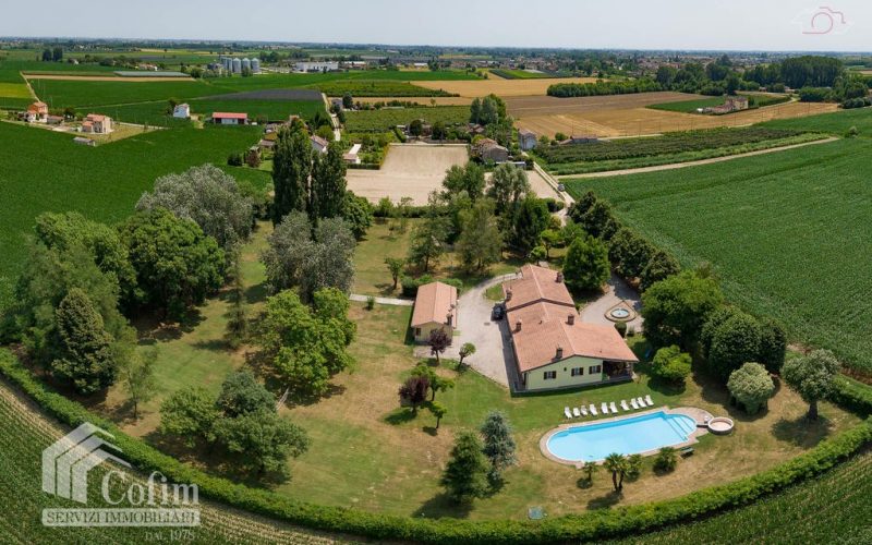 Villa for sale surrounded by a green landscape in Polesine, Rovigo