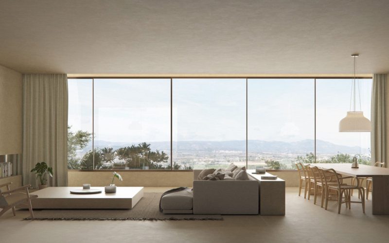 Open plan living room