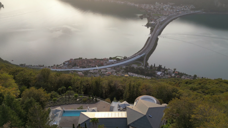 views lake lugano